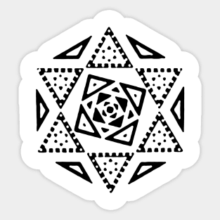 Marisa Kirisame's Sigil (Full, Black) - Touhou Project Sticker